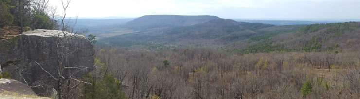 Mt Nebo Rim Trail at Mt Nebo State Park, AR