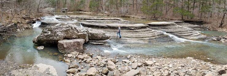 Six Fingers Falls in the Arkansas Ozark Mountains