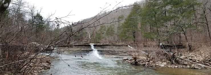 Six Finger Falls in the Arkansas Ozark Mountains