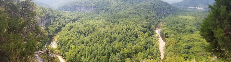 Hiking the Big Bluff Goat Trail on the Buffalo River