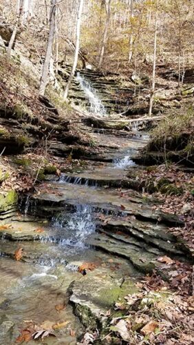 Hike to Balanced Rock Falls