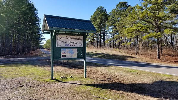 Mountain Biking at Iron Mountain on Lake Degray