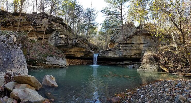 Paige Falls and Broadwater Hallow Falls