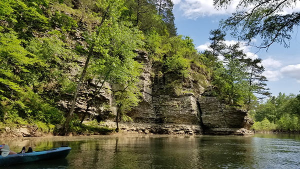 Floating the Cove Creek run on Cadron Creek