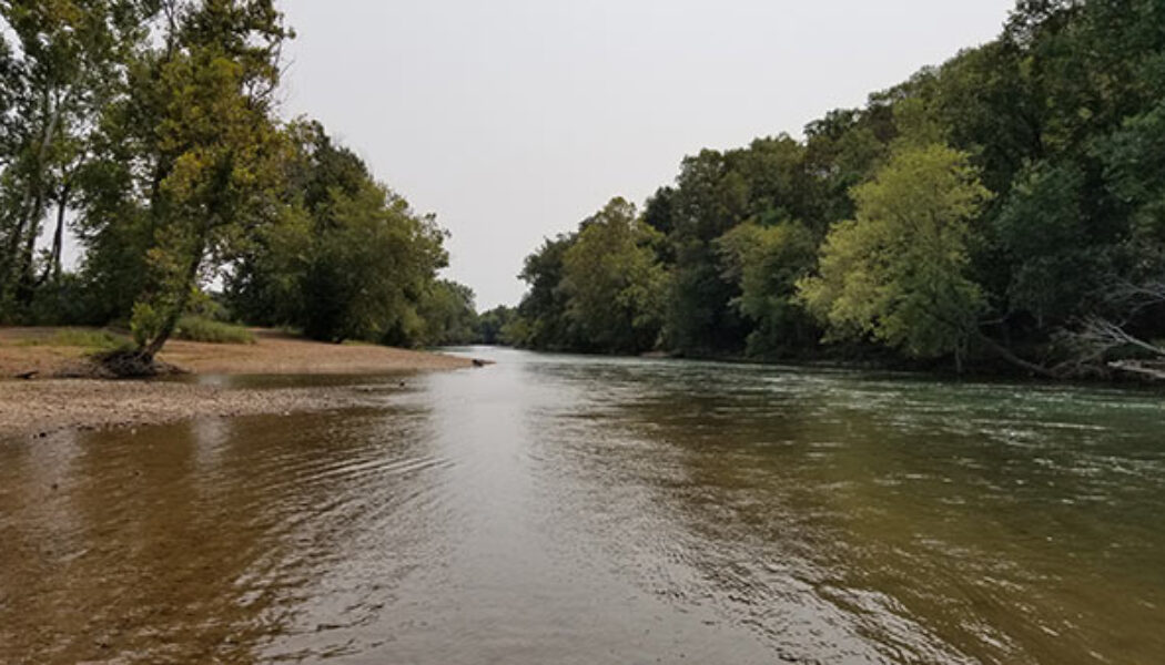 Floating the Eleven Point River in Arkansas