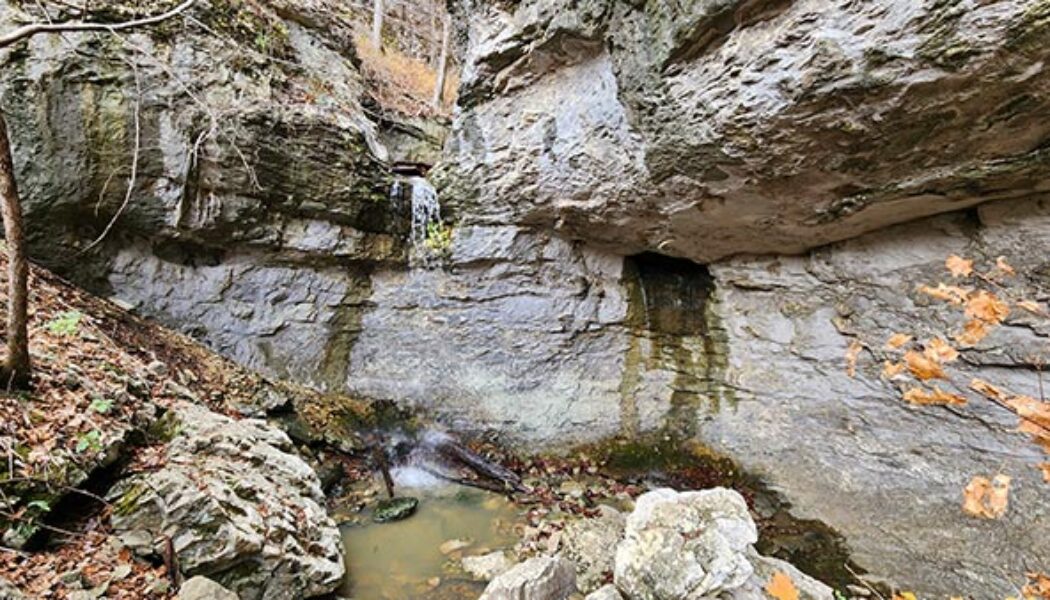 Hike to Armadillo Falls and Eden Cave at Lost Valley