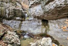 Hike to Armadillo Falls and Eden Cave at Lost Valley