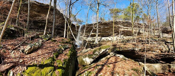 Easy Bushwhack Hike to Lonesome Hollow Falls