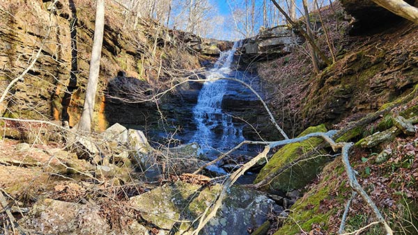 Native American Falls Hike Near Sand Gap