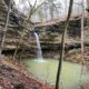 Hiking to Lizard Log Falls near Lost Corner, AR