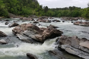 Hiking Cossatot Falls at Cossatot River State Park