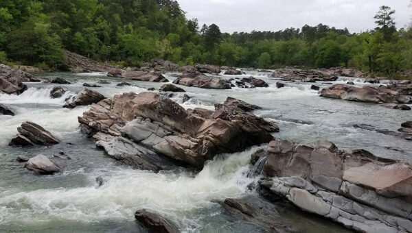 Hiking Cossatot Falls at Cossatot River State Park