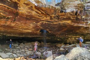 Hiking to Glory Hole Falls in the Ozarks