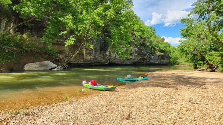 Floating War Eagle Creek - Hwy 23 to Hwy 45