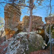 Hiking at Stem Rock Natural Area