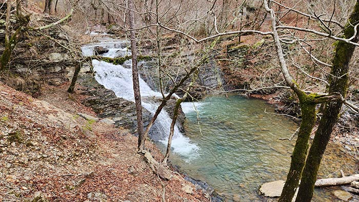 Crooked Creek Falls in the Ouachitas