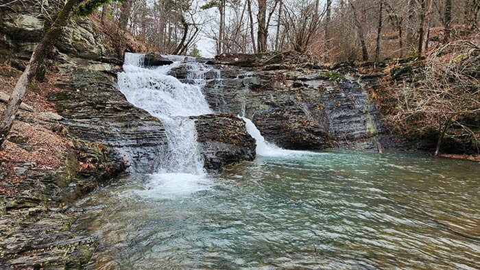 Crooked Creek Falls in the Ouachitas