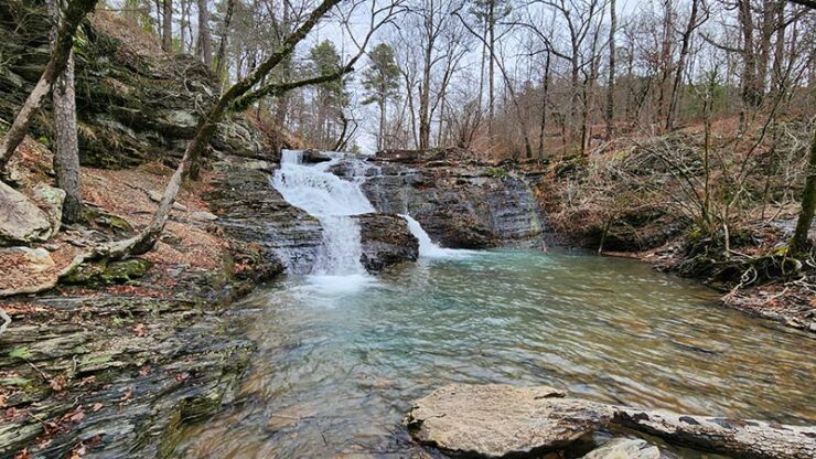 Crooked Creek Falls in the Ouachitas